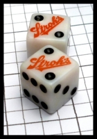 Dice : Dice - 6D - Strohs Beer Dice - eBay Oct 2015